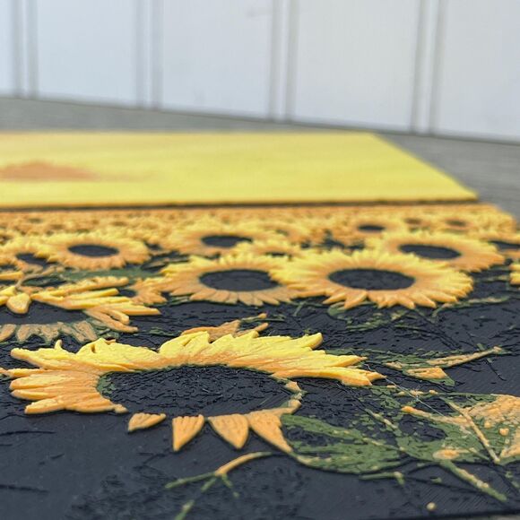 Sunflower Wall Art, Field of Sunflowers, Textured Art - Picture 9 of 10